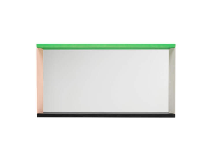 Zrkadlo Colour Frame Medium, green/pink