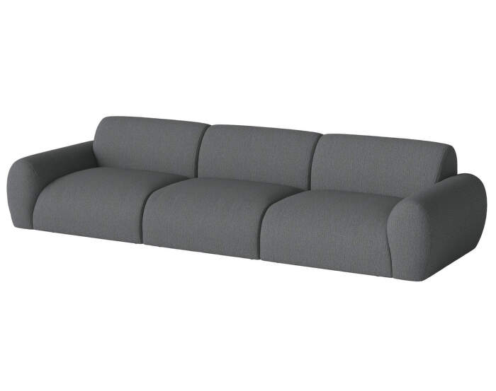 Trojmiestna pohovka Núvol, dark grey