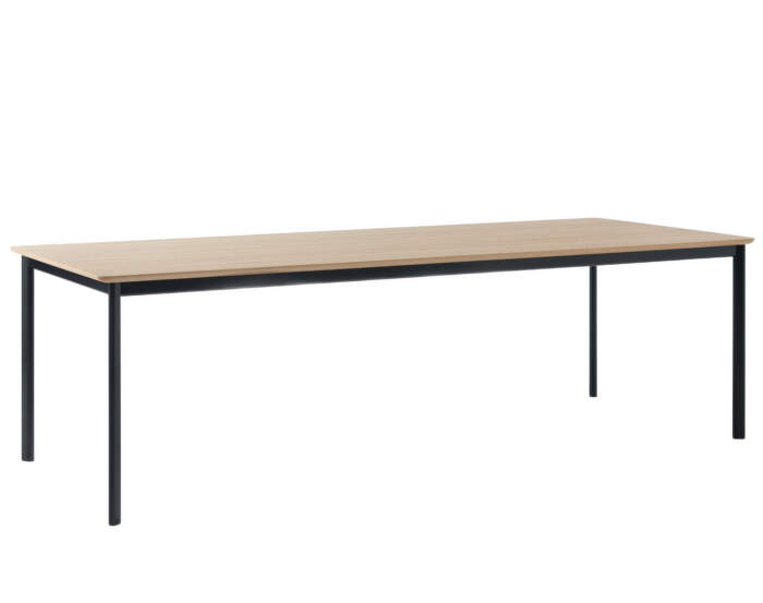 Jedálenský stôl Drip HW117, black/lacquered oak