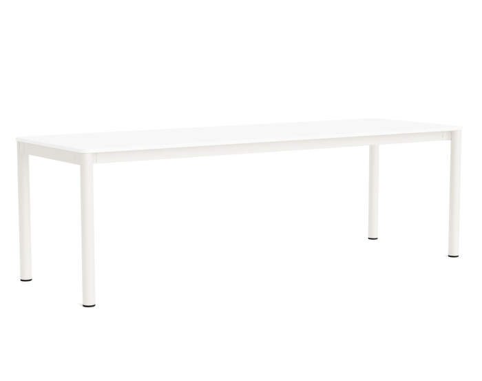 Stôl Annex Flush 240x80, cream white/white laminate