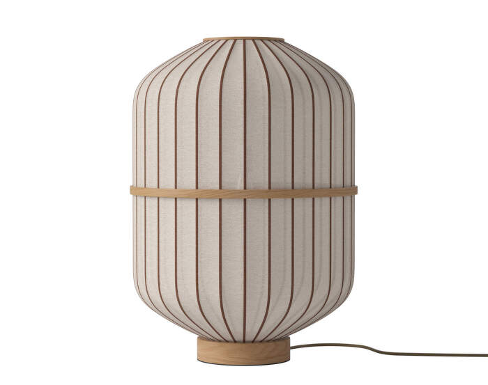 Stojacia lampa Lucén, oiled oak