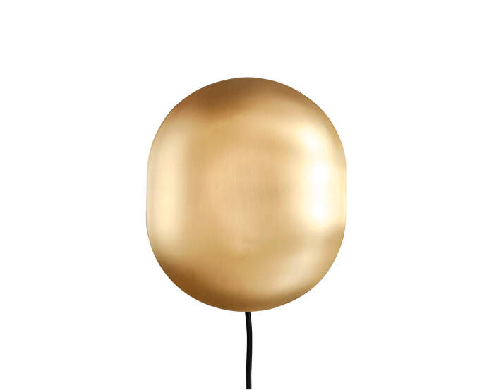 Nástenná lampa Clam, brass