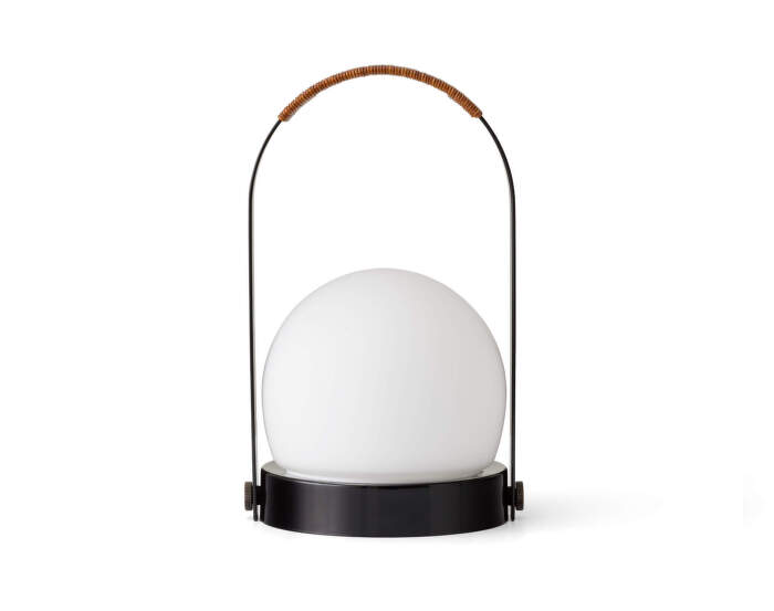Prenosná lampa Carrie Leather Handle, black