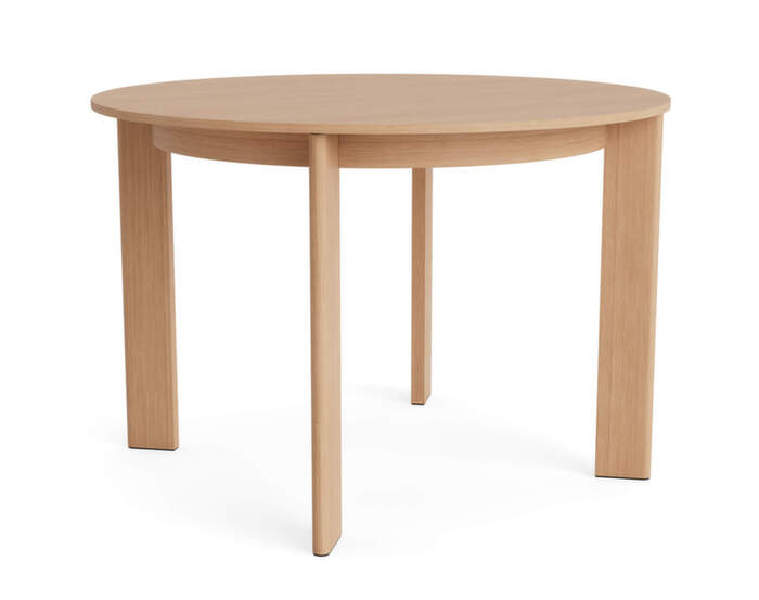Jedálenský stôl Chisel 25 Round Ø110, lacquered oak