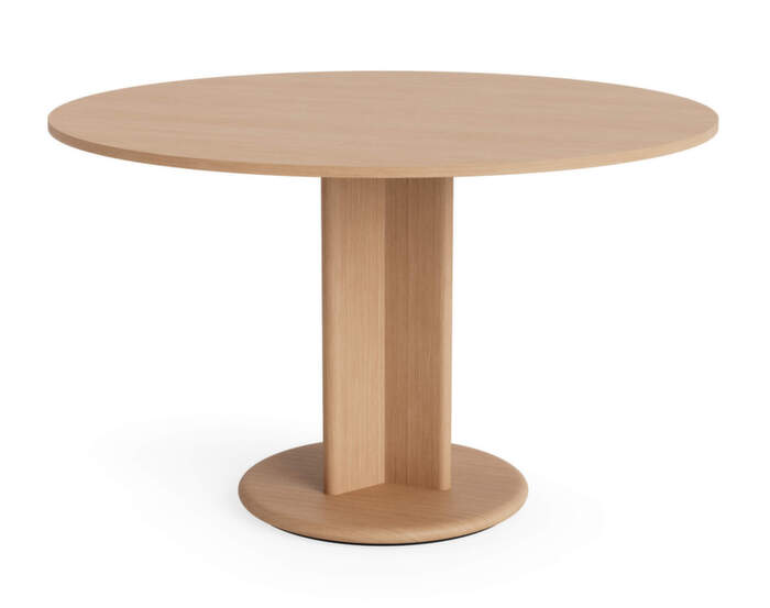 Jedálenský stôl Chisel 29 Round Ø120, lacquered oak