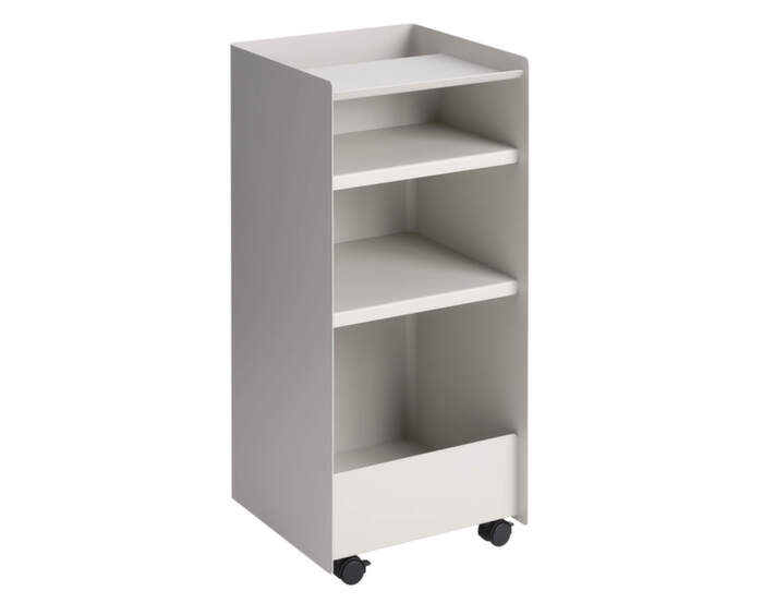 Stolek Folded Troley Tall Open, grey
