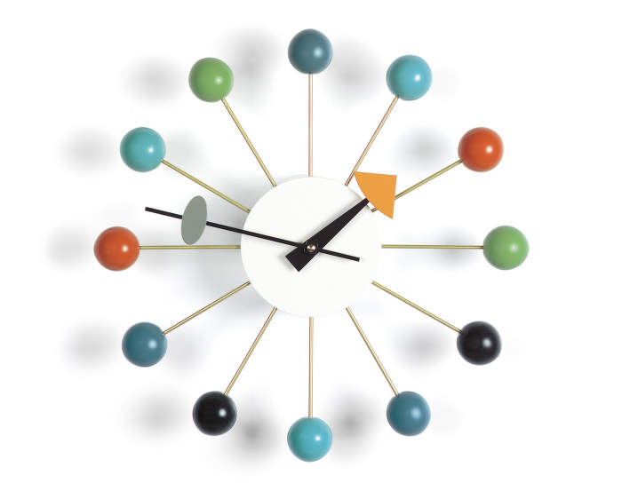 Hodiny Vitra Ball Clock, multicolor