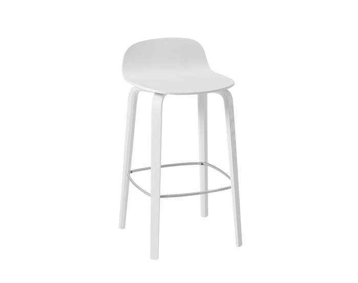 Barová stolička Muuto Visu, biela 65 cm