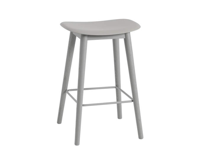 Barová stolička Fiber, grey, oak