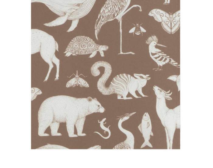 Tapeta Katie Scott Animals, brown