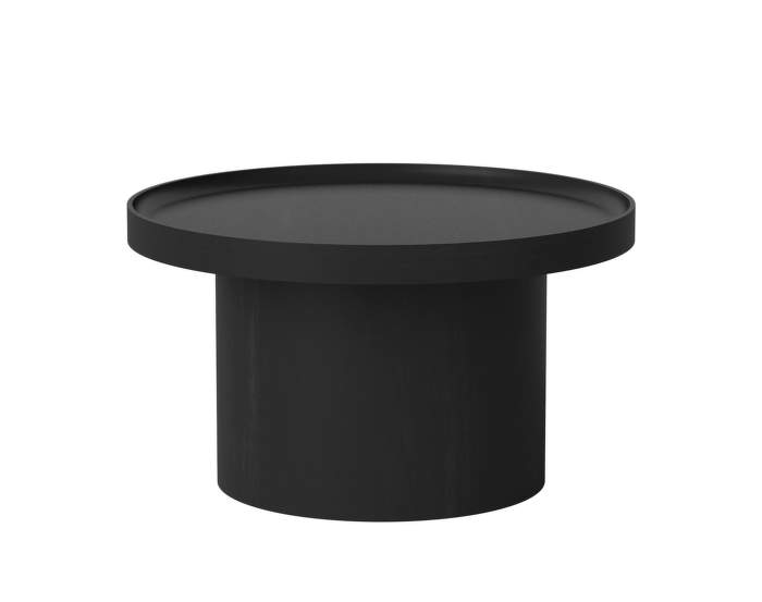 Plateau Coffee Table Medium, black lacquered oak