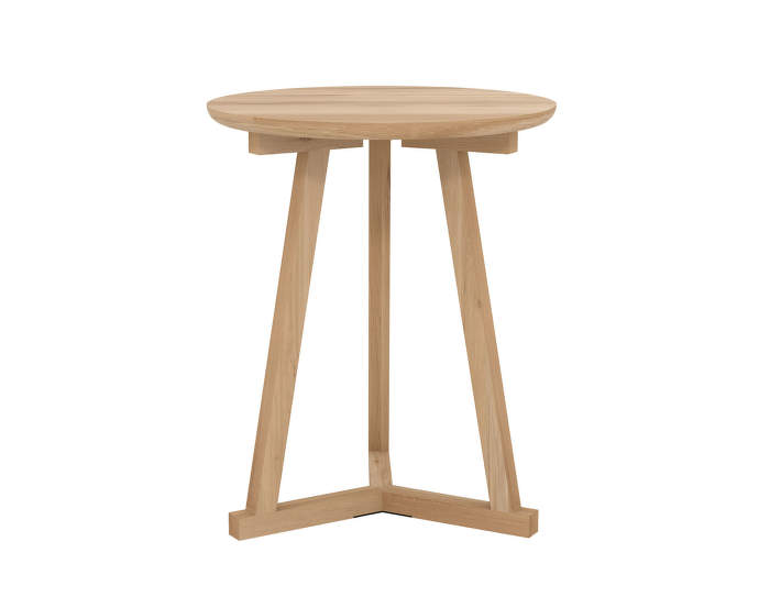 Oak Tripod side table