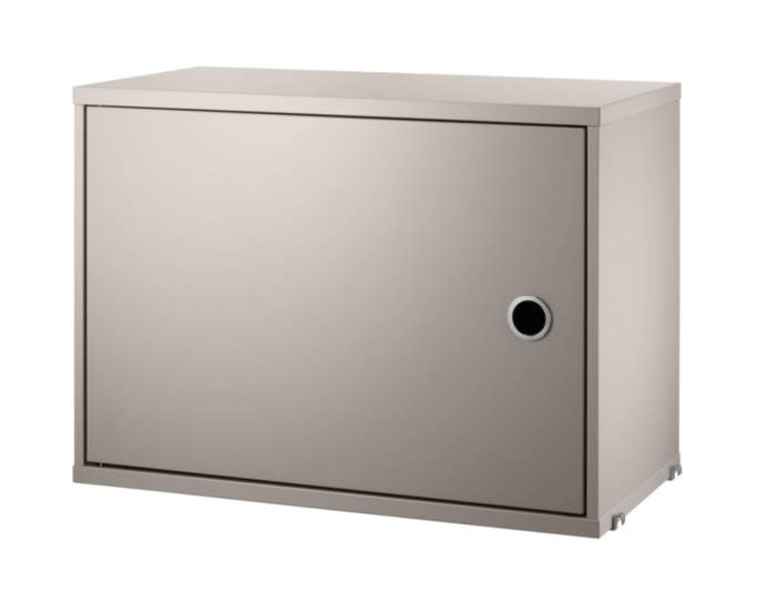 String Cabinet with swing door, beige