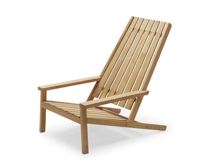 lehatko Between Lines Deck Chair, teak