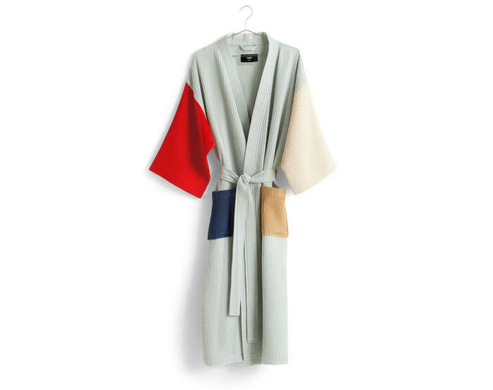 Župan Waffle Bathrobe, glacier multi