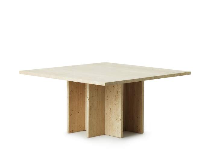 stolek-Edge Coffee Table Large, travertine