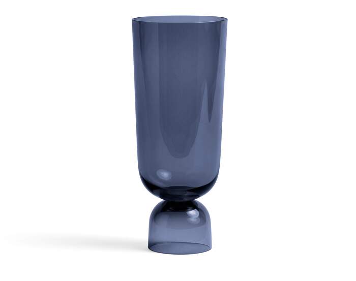 vaza-Bottoms Up Vase Large, navy blue