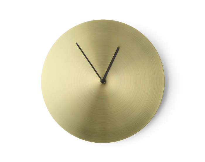 Norm Wall Clock, Brass