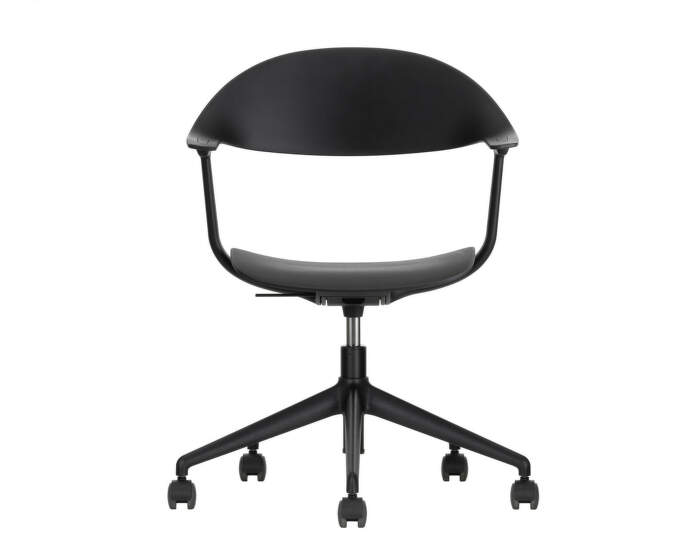 Kancelárska stolička Mynt Plastic s kolieskami, black