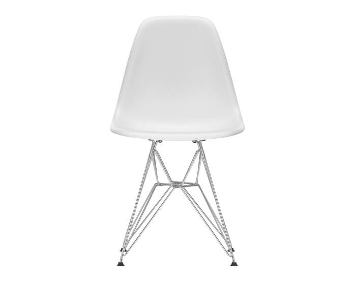 Stolička Eames DSR, cotton white/chrome