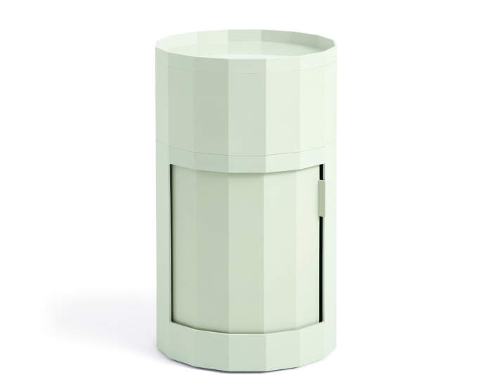 Úložný stolík Facet Cabinet High, soft mint