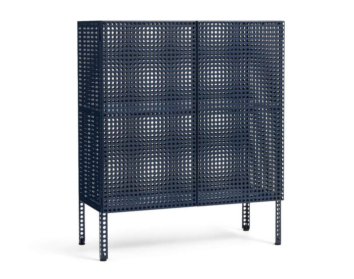 Skrinka Perforated Cabinet Floor Medium, steel blue