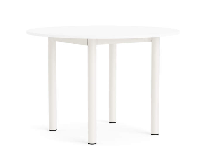 Stôl Annex Round Ø110, cream white/white laminate