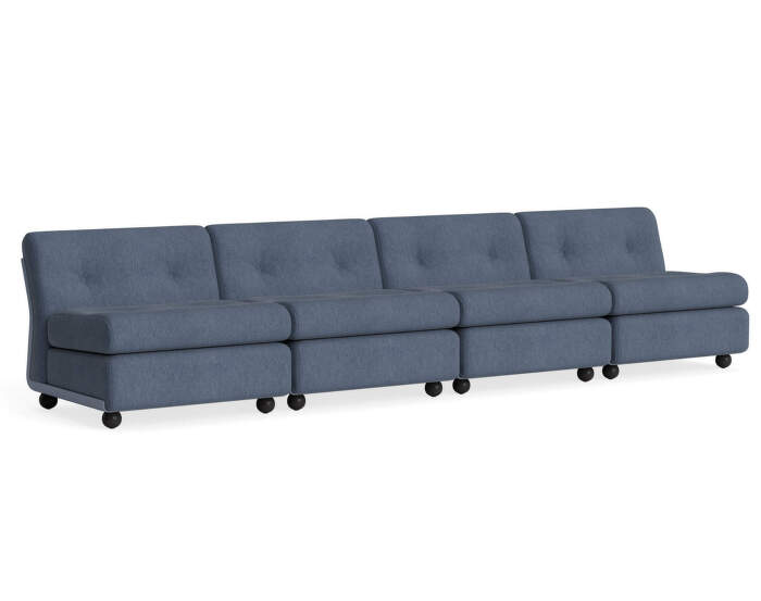 Štvormiestna pohovka Amanta, Turf blue grey