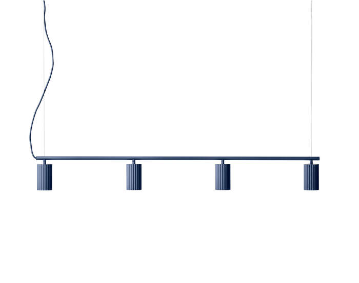 Závesná lampa Donna Line 120, midnight blue