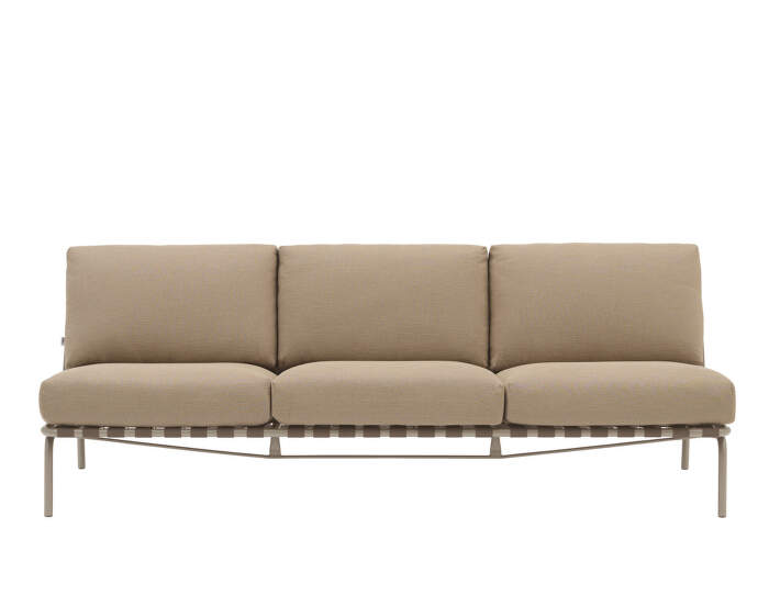Pohovka Settle Sofa 3-Seater bez podrúčiek, Ribbed Weave 5/taupe