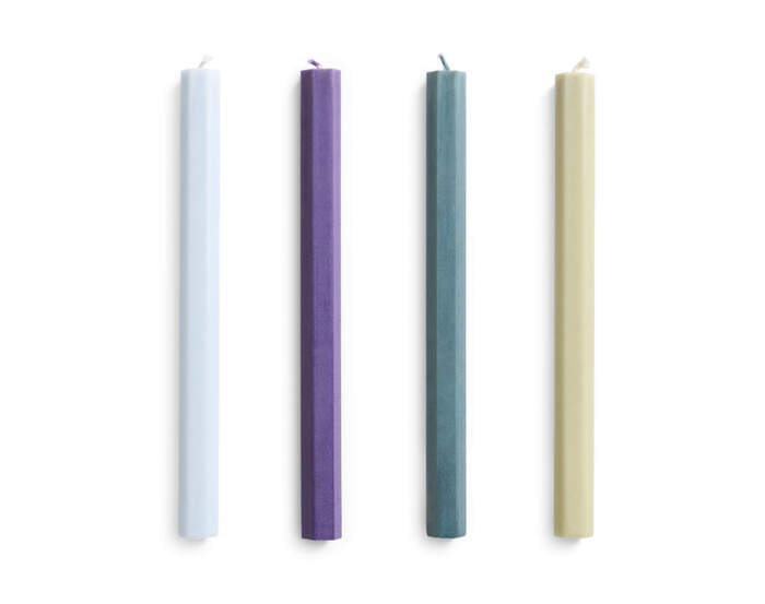 Sviečky Hexagon Candle set 4ks, meadow