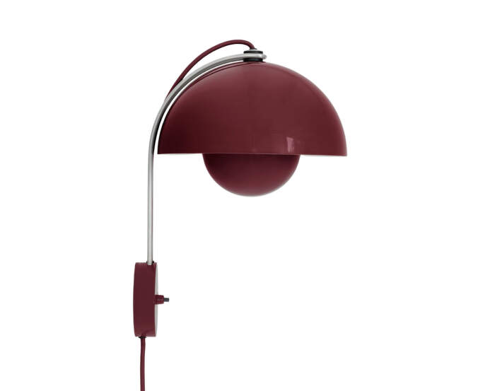 Nástěnná lampa Flowerpot VP8, dark plum
