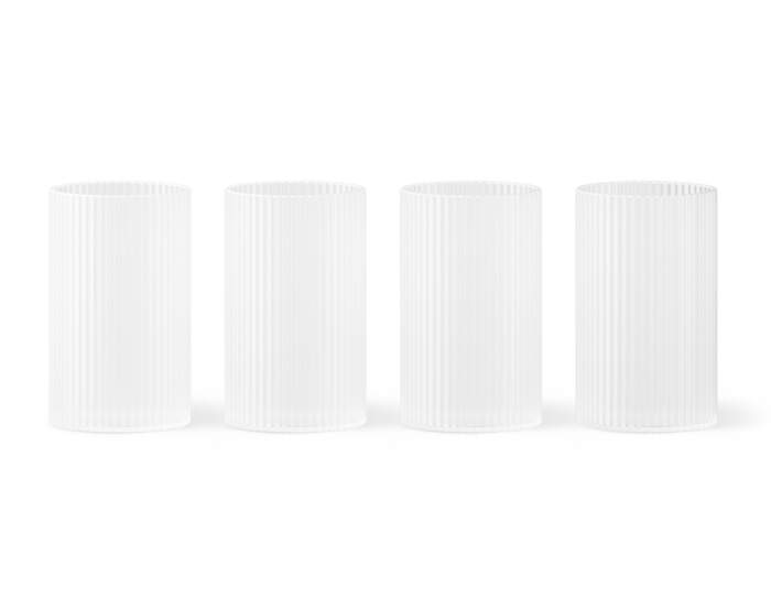 Sklenice Ripple Verrines set 4ks, frosted