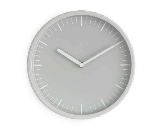 Hodiny Day Wall Clock, light grey