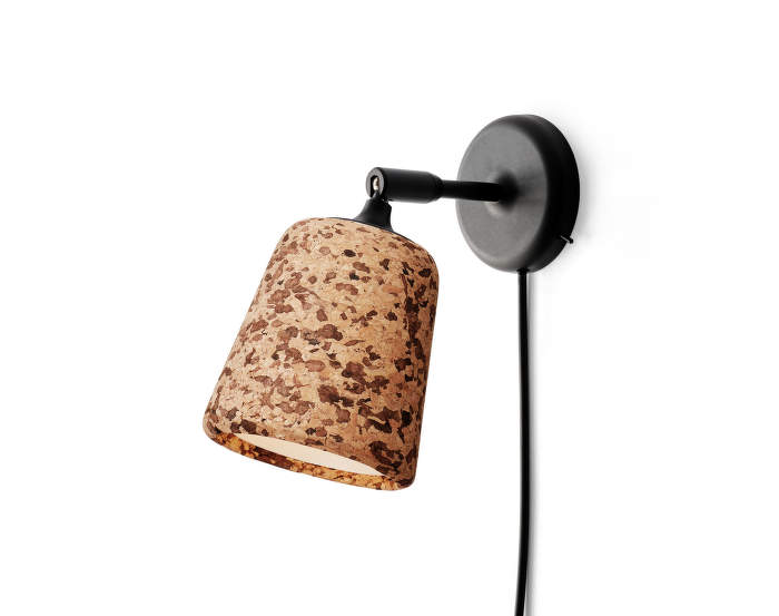Material Wall Lamp, mixed cork