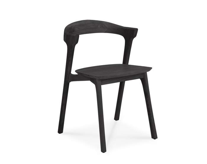 Bok Outdoor Dining Chair, teak black