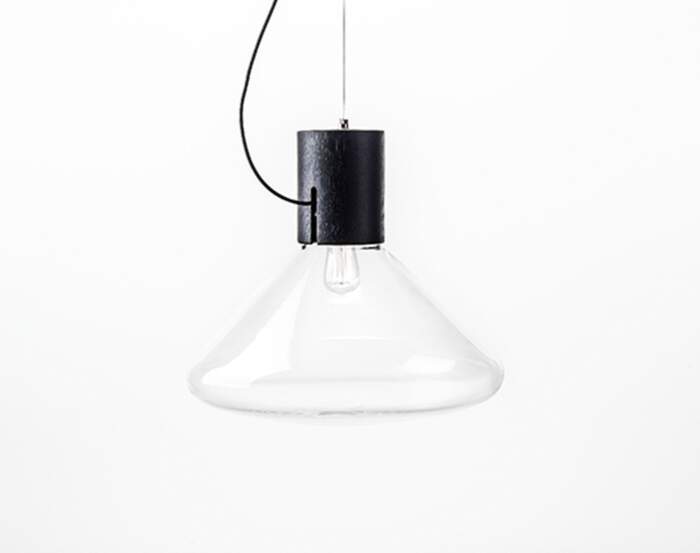 Lampa Muffins PC865, clear / black