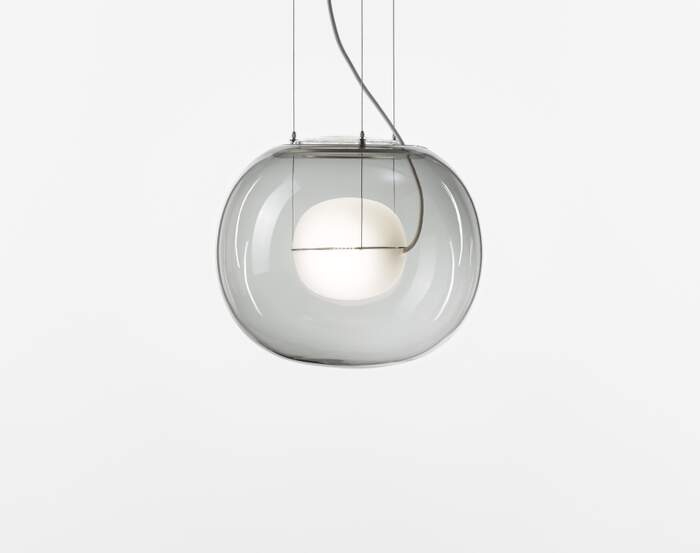 Lampa Big One Small PC1335, grey / opal