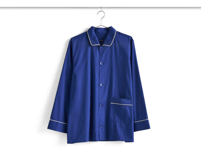 pyzamo-Outline Pyjama L/S Shirt S/M, vivid blue