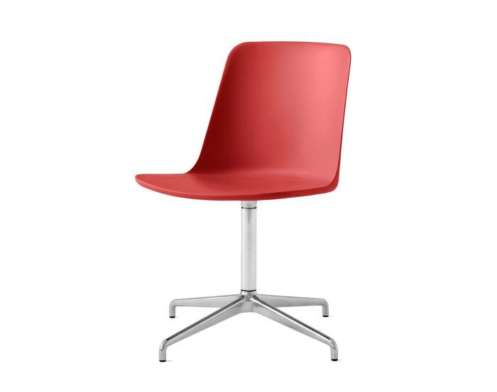 stolicka Rely HW11 Chair, aluminium/vermillion red