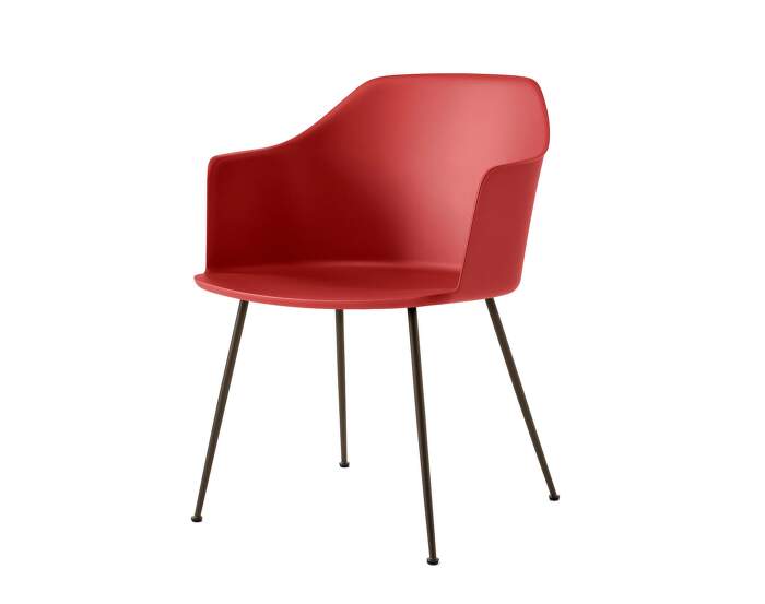 stolicka Rely HW33 Armchair, bronzed/vermillion red