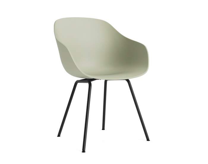 zidle-AAC 226 Chair Black Steel, pastel green