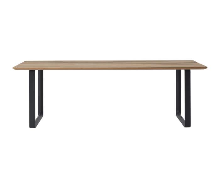 stul-70/70 Outdoor Table, mahogany / black