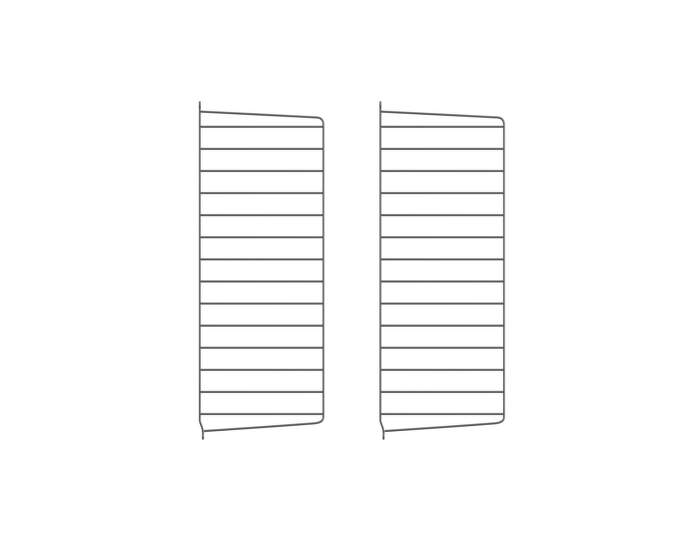 Nástenný panel String Wall 75 x 30, 2 ks, dark grey