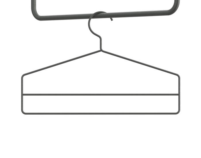 Ramienka String 4 ks, dark grey