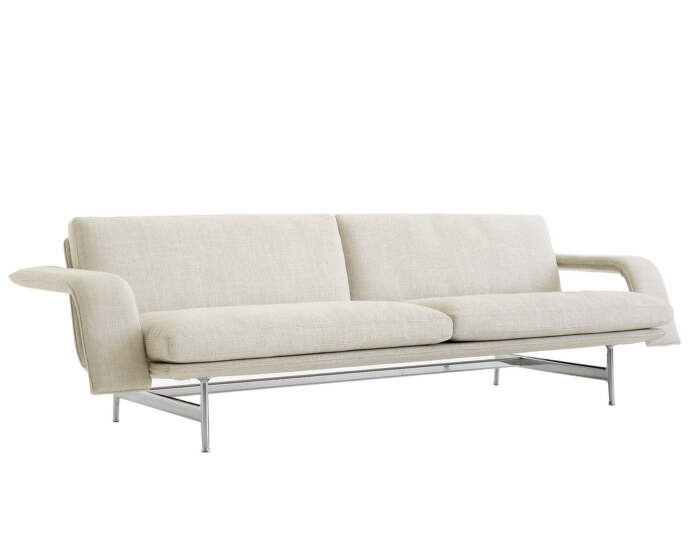 Trojmiestna pohovka Meantime AV31, Ecriture 210/polished aluminium