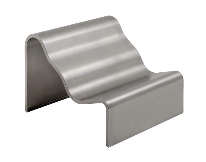 Lavica Dream View 100 cm, brushed steel