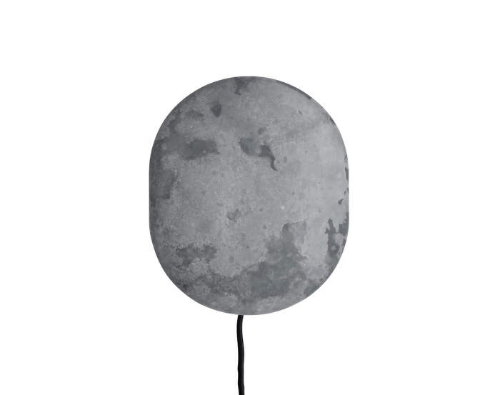 Nástenná lampa Clam, oxidized