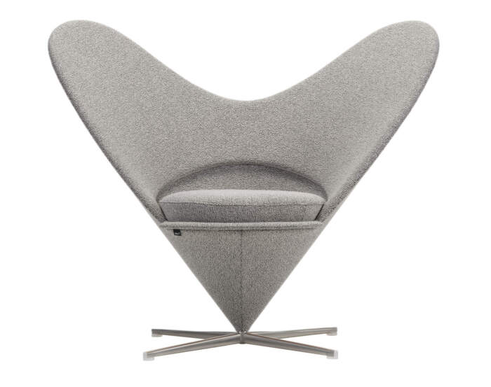 Kreslo Heart Cone Chair, Cento salt and pepper