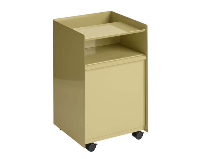 Stolek Folded Troley Low Closet, dark beige green
